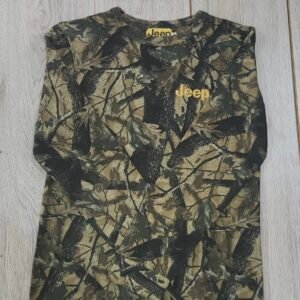 Playera hojas camuflaje caballero